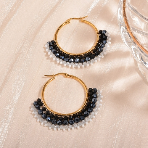 Argollas con Mostacillas