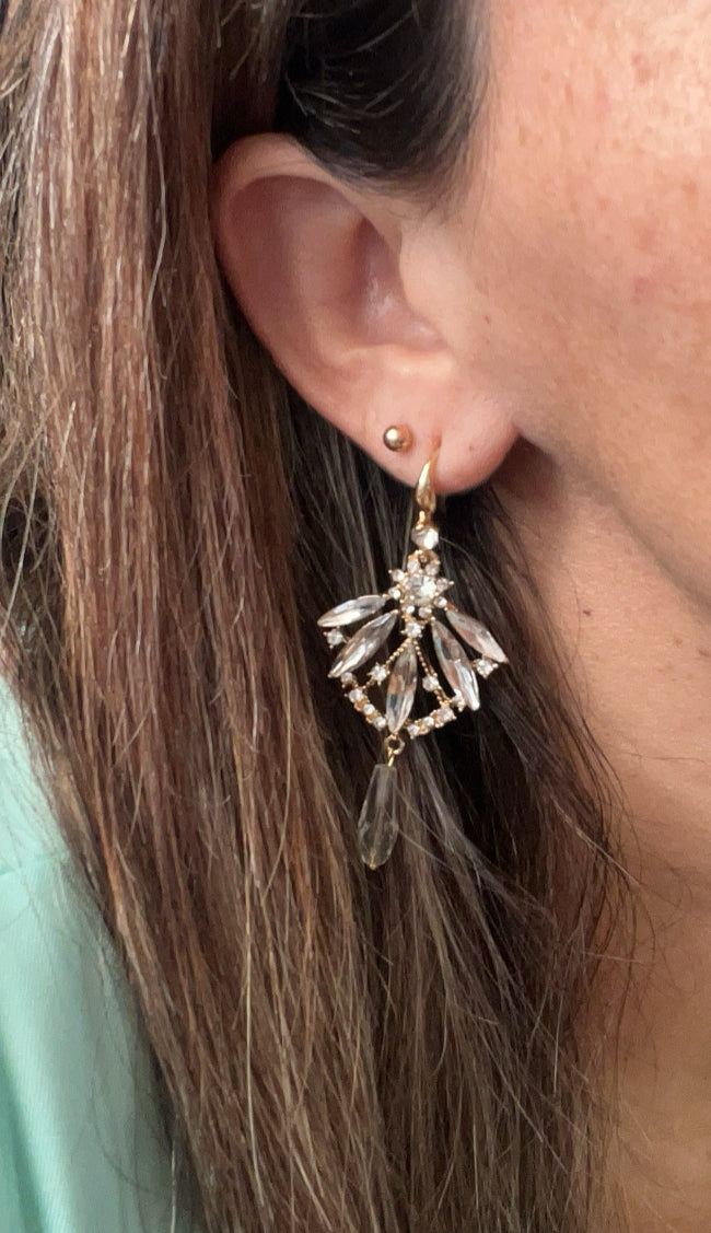 Aros de Cristal Colgantes