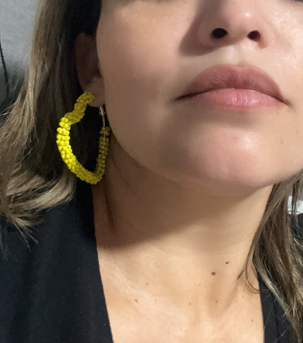 Aros Mostacilla Corazon
