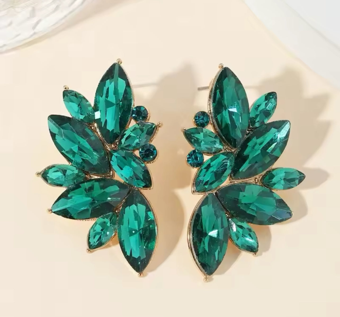Aros con Cristal de Colores
