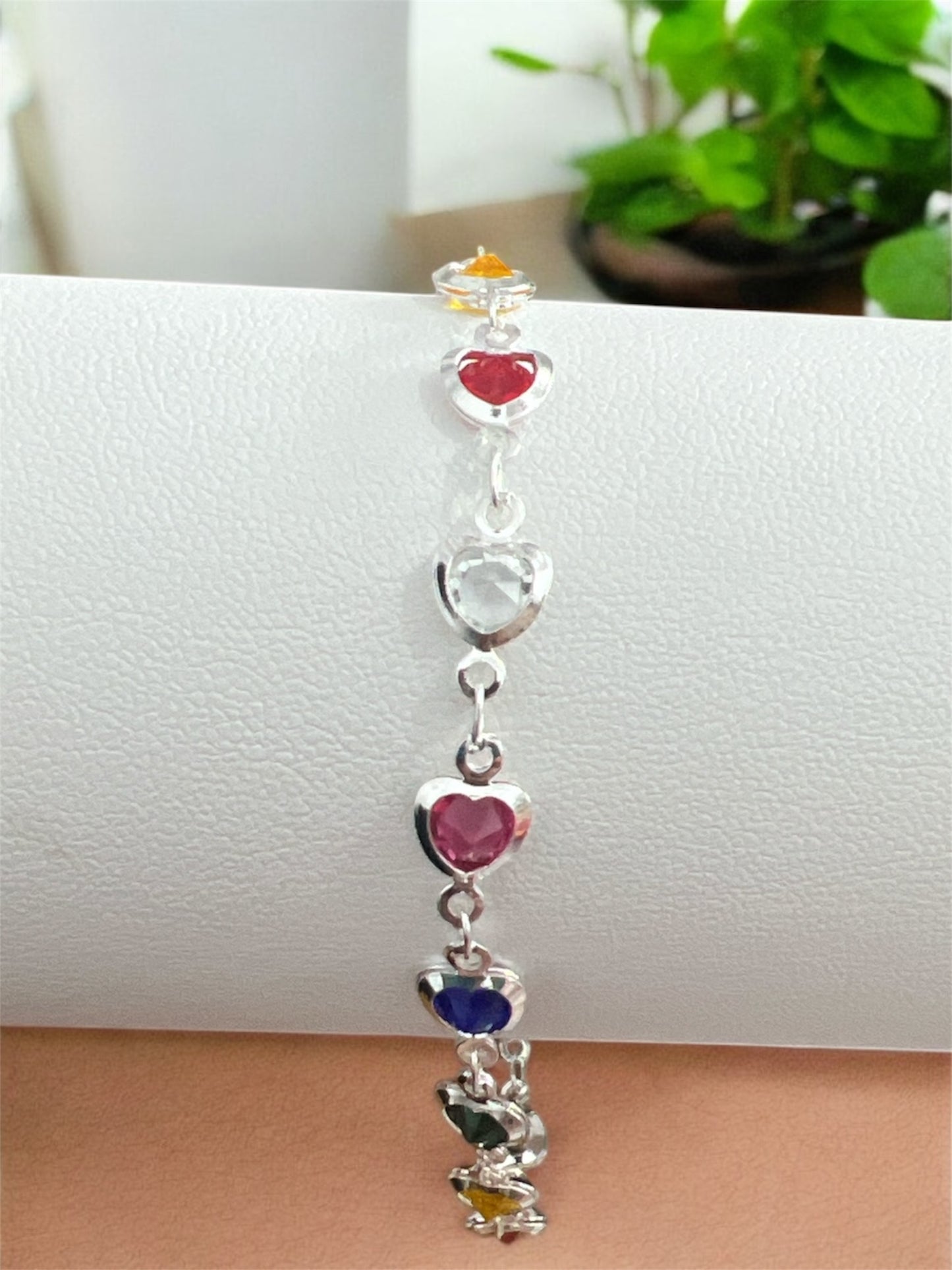 Pulsera Plata Multicolor