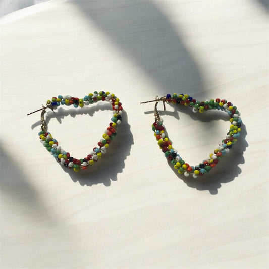 Aros Mostacilla Corazon