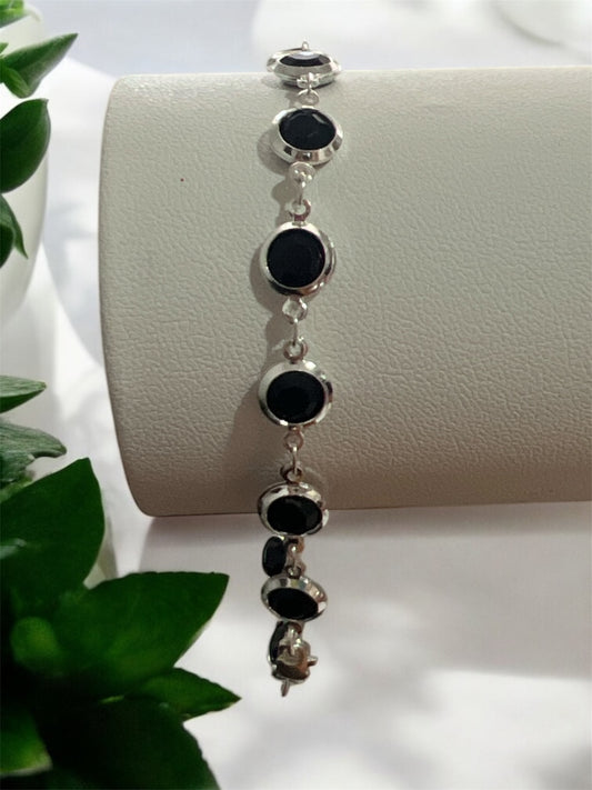 Pulsera de plata colores