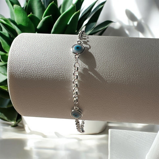 Pulsera de Plata Ojo Turco
