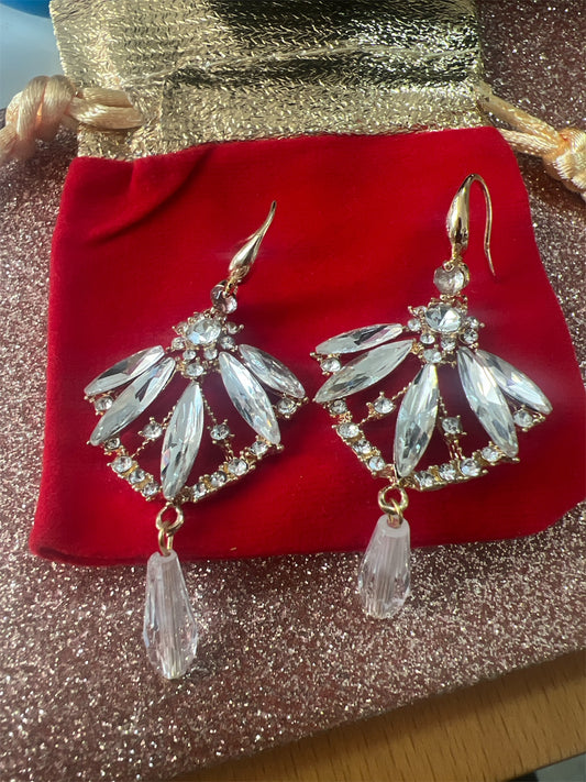 Aros de Cristal Colgantes