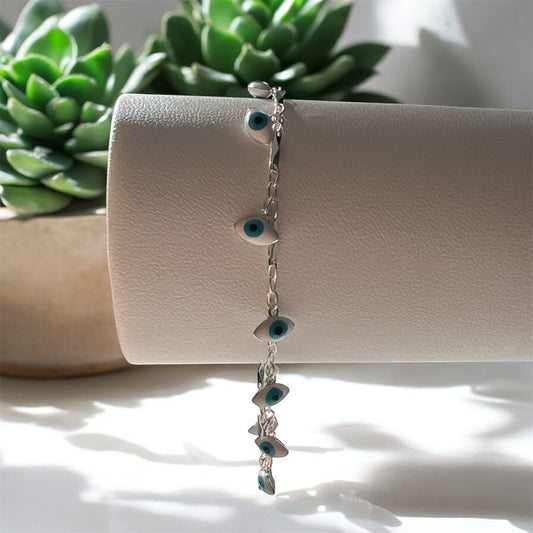 Pulsera de Plata Ojo Turco