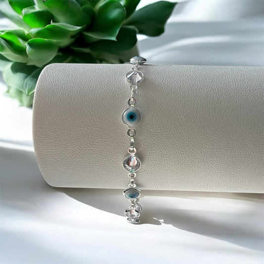 Pulsera de Plata Ojo Turco