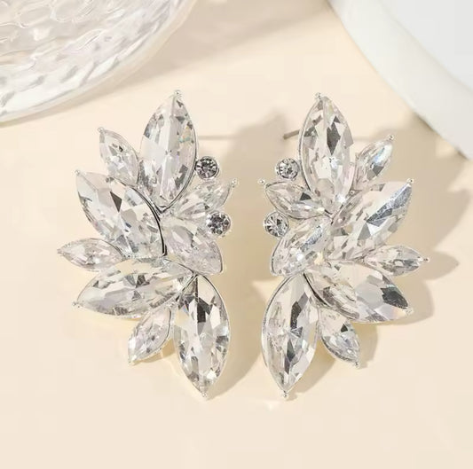 Aros con Cristal de Colores